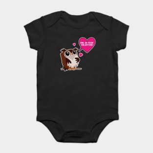 Owl be your Valentine! Cute Funny Humor T-Shirt Tee Baby Bodysuit